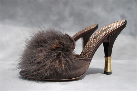 louis vuitton marabou heels|Louis Vuitton high heels.